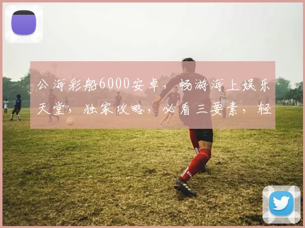 公海彩船6000安卓，畅游海上娱乐天堂，独家攻略，必看三要素，轻松赢大奖