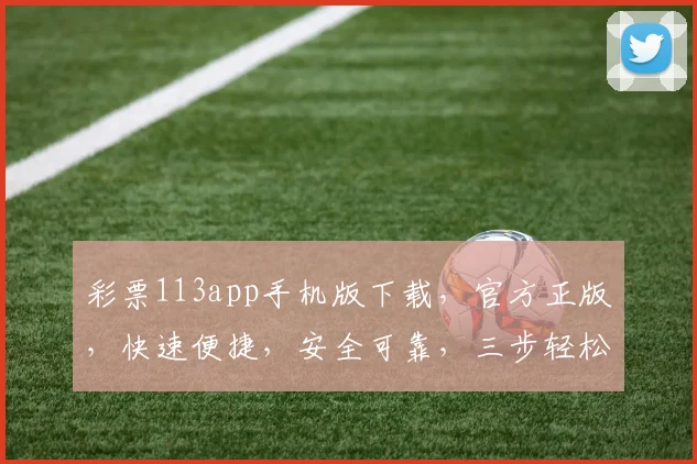 彩票113app手机版下载，官方正版，快速便捷，安全可靠，三步轻松安装，不容错过